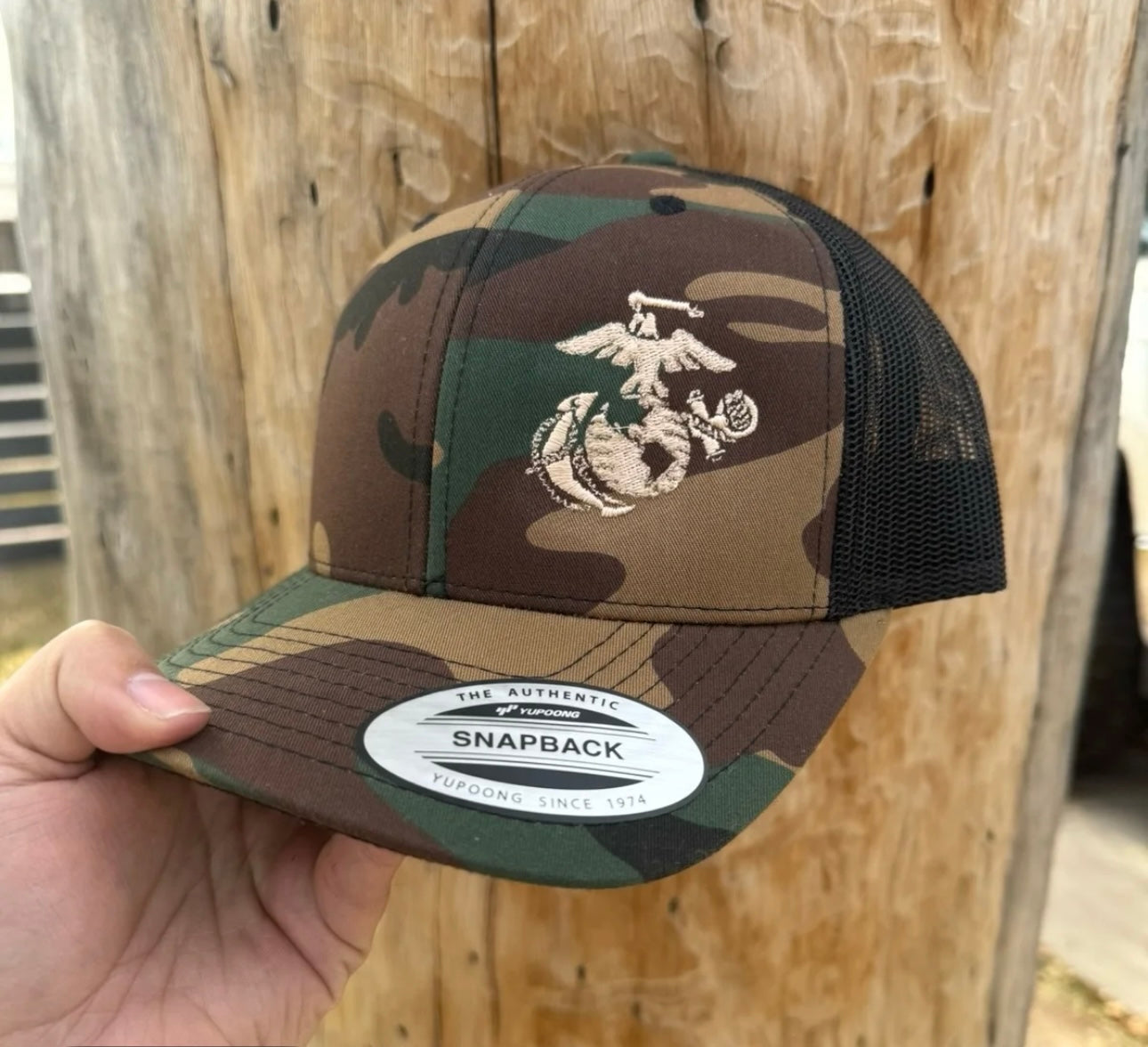 Marine Snapback Hat