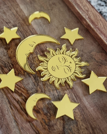 El Sol Y La Luna Cake Charms